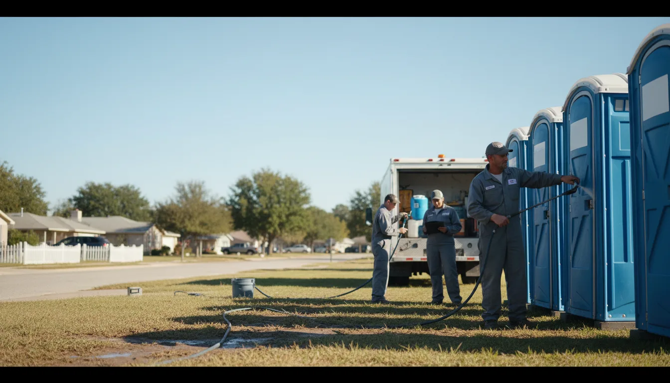 Long-Term Portable Toilet Rental in Parker, KS near me